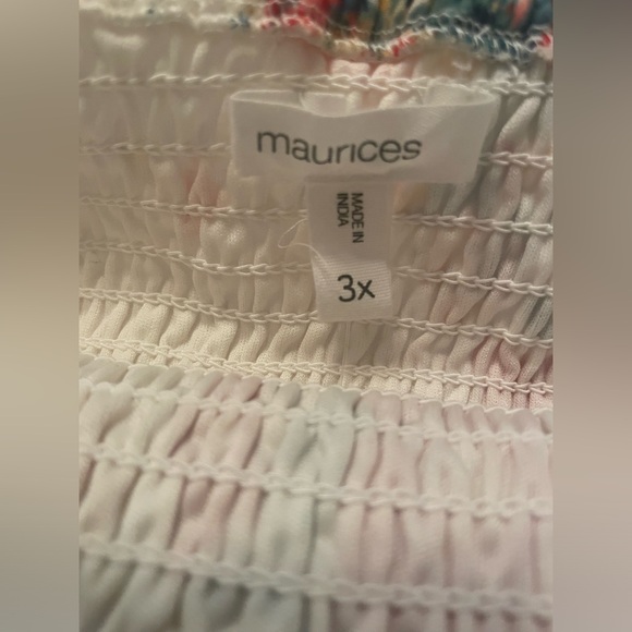 NWT Maurice’s Plus Size Aster Floral Off The Shoulder Midi Dress - Picture 6 of 9